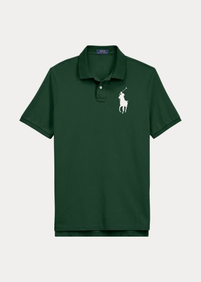 Men's Polo Ralph Lauren Slim Fit Mesh Polo Shirts | 278036QVN